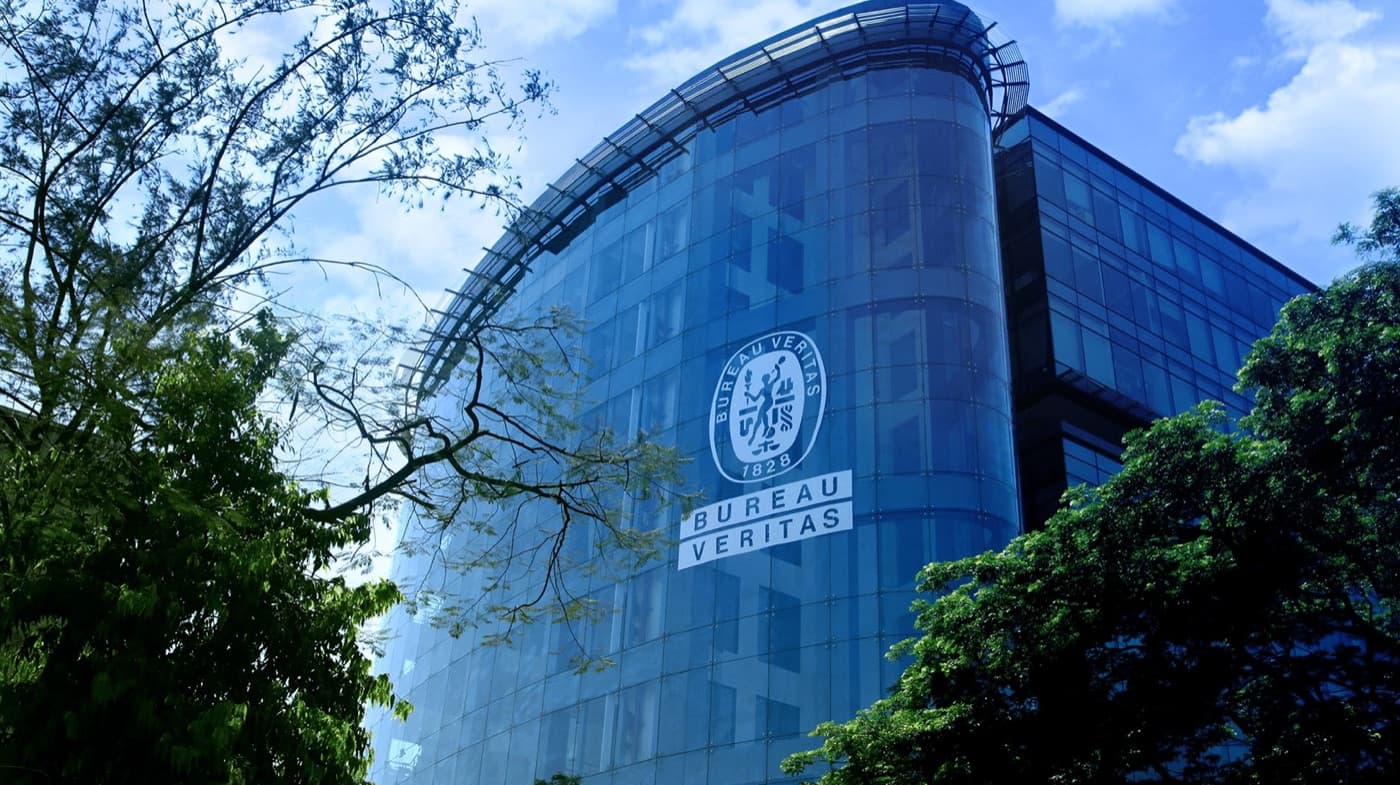 Bureau Veritas certification mark associated with PSW Energy management system certificates issued in January 2025.