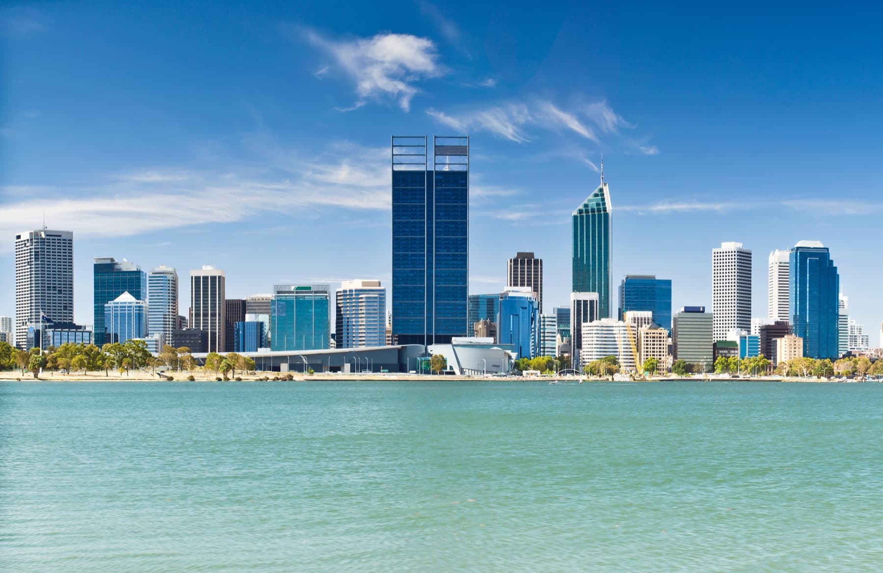 The Perth skyline, the city this group has operated in since 2004.